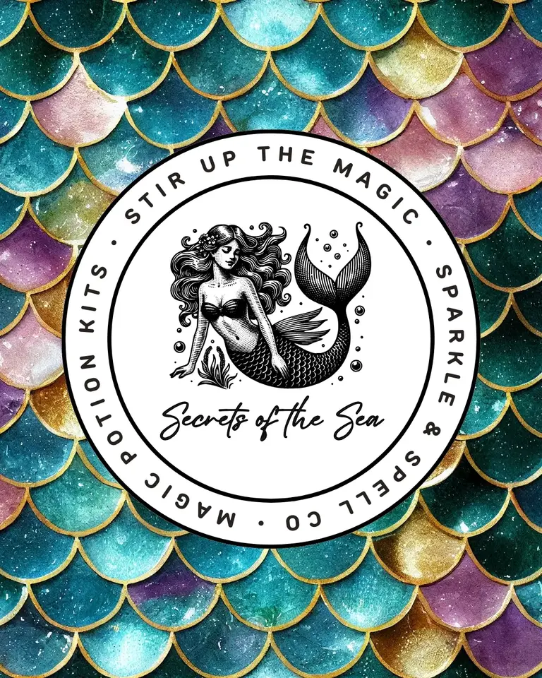 Secrets of the Sea Magic Potion Kit for Two – ocean-inspired blue and green potion play set for kids NZ.| Sparkle & Spell Co.