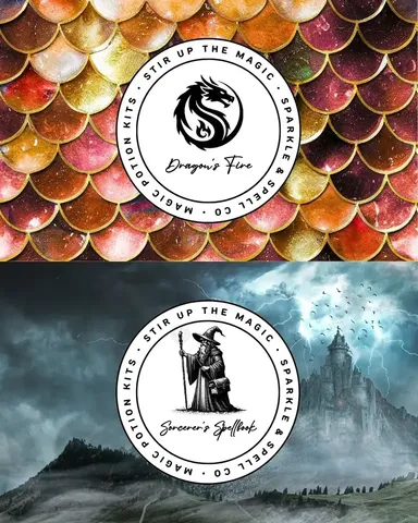 Dragon's Fire + Sorcerer's Spellbook Magic Potion Combo