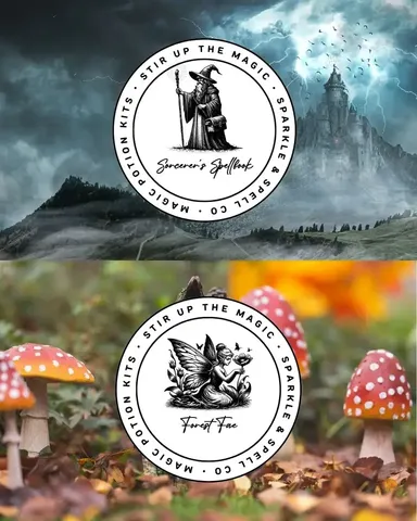 Sorcerer's Spellbook + Forest Fae Magic Potion Combo