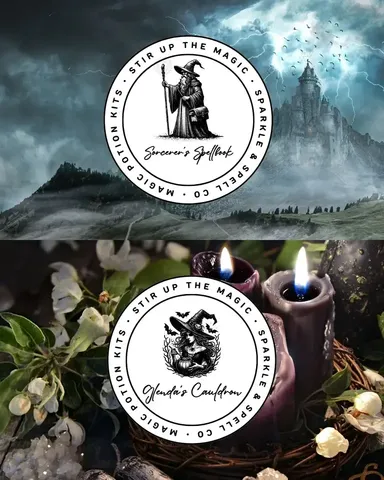 Sorcerer's Spellbook + Glenda's Cauldron Magic Potion Combo