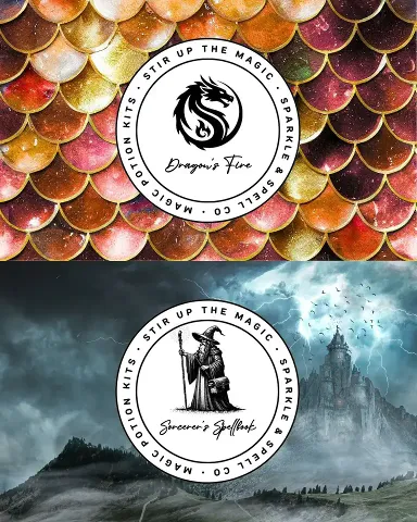 Dragon's Fire + Sorcerer's Spellbook Magic Potion Combo